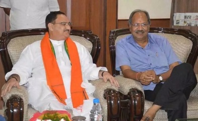 सांसद बृजमोहन अग्रवाल ने केंद्रीय स्वास्थ्य मंत्री जेपी नड्डा को जन्मदिन की बधाई दी