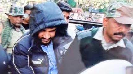 गैंगस्टर मयंक सिंह रायपुर कोर्ट में पेश