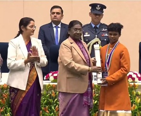 कोण्डागांव की योगिता मंडावी को प्रधानमंत्री राष्ट्रीय बाल पुरस्कार