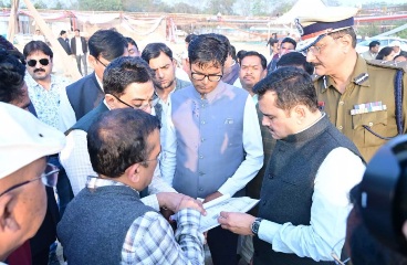 जांजगीर-चांपा में भव्य आयोजन की तैयारियां तेज, मंत्री ओपी चौधरी ने किया कार्यक्रम स्थल का निरीक्षण
