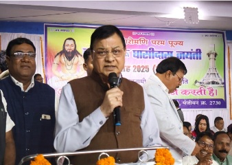 महान संत बाबा गुरु घासीदास जी की 269वीं जयंती समारोह में मंत्री लखन लाल देवांगन हुए सम्मिलित