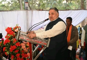 पर्यटन एवं संस्कृति मंत्री राजेश अग्रवाल प्रांतीय मझवार महासम्मेलन में हुए शामिल