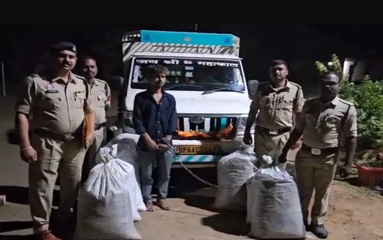 सब्जी कैरेट से फिर गांजा तस्करी की कोशिश, गरियाबंद पुलिस ने फेरा पानी