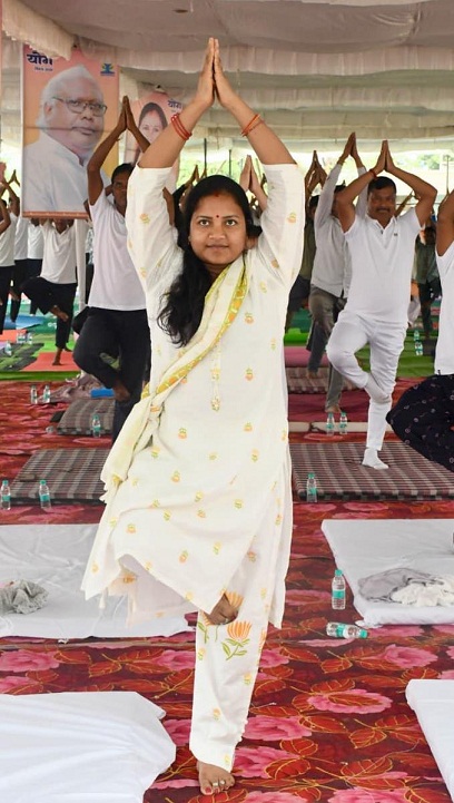 योग से स्वस्थ जीवन और सशक्त समाज का निर्माण संभव : मंत्री लक्ष्मी राजवाड़े