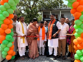 वन मंत्री केदार कश्यप ने किया विभिन्न जनहितकारी निर्माण कार्यों का लोकार्पण