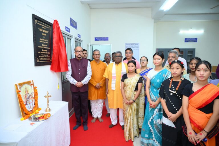 जनजातीय बालिकाओं के सर्वांगीण विकास का सशक्त माध्यम बनेगा शबरी वाचनालय – डेका