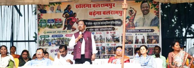 राज्य सरकार महिलाओं को खेल सहित प्रत्येक क्षेत्र में आगे बढ़ाने के लिए निरंतर प्रयासरत:रामविचार नेताम