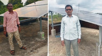 सौर ऊर्जा अपनाकर प्रेरणा स्रोत बने ग्राम पंचायत सचिव, 3-3 किलोवाट के रूफटॉप सोलर प्लांट से बिजली बिल में भारी बचत