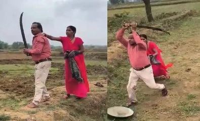 जमीन विवाद में तलवार लहराया, सूरजपुर से बड़ा मामला आया सामने