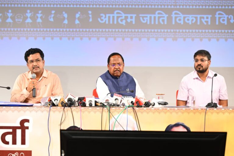 आदिवासी विकास की नई दिशा: शिक्षा, आजीविका और बुनियादी सुविधाओं पर तेज़ी से बढ़ा छत्तीसगढ़, मंत्री रामविचार नेताम ने गिनाई विभाग की उपलब्धियां