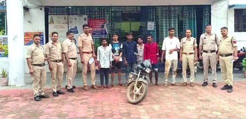 बिलासपुर में 5 लुटेरे गिरफ्तार, मदद मांगने के बहाने दे रहे थे वारदात को अंजाम