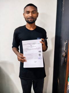 सेवा सेतु से आसान हुआ सरकारी सेवाओं का लाभ, राजकुमार टोप्पो को समय-सीमा में मिला आय प्रमाण पत्र