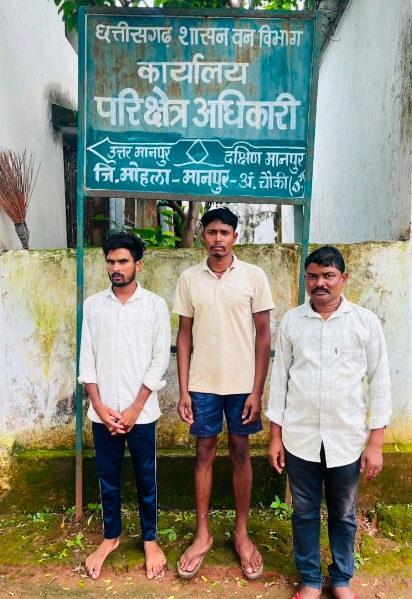 सांभर शिकार मामले में 3 आरोपी गिरफ्तार, भेजे गए जेल