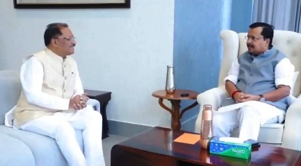 साय-नितिन नवीन के बीच हुई संगठनात्मक चर्चा