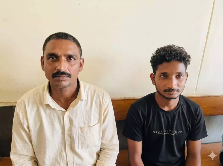 धमतरी में पुलिस की बड़ी कार्रवाई: अवैध पशु तस्करी का भंडाफोड़, 10 गोवंश मुक्त; ट्रक और आरोपियों से 20 लाख रुपये का माल जब्त