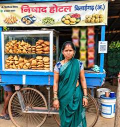 सौ रुपए की बचत से लिखी सफलता की इबारत -छत्तीसगढ़ की अहिल्या निषाद बनीं ‘लखपति दीदी’, होटल चलाकर हर महीने कमा रही हैं 24 हजार रुपए