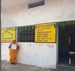 सेवा संकल्प अभियान : प्रधानमंत्री आवास योजना से साकार हुआ सोमारी का पक्के घर का सपना