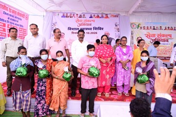 सेवा संकल्प अभियान के अंतिम दिन जिला अस्पताल कोंडागांव में मेगा स्वास्थ्य शिविर का आयोजन