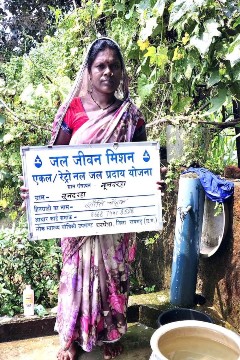 जल जीवन मिशन से बदली रायगढ़ के वनांचल ग्राम नूनदरहा की तस्वीर, घर-घर नल से मिल रहा पानी