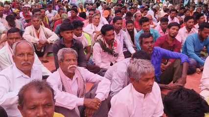 जल-जंगल जमीन बचाओ संघर्ष समिति ने किया विस्थापन का विरोध, मांग नहीं माने जाने पर दी विरोध-प्रदर्शन की चेतावनी