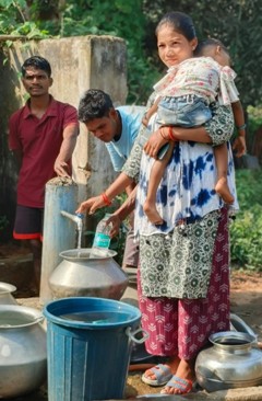 अबूझमाड़ के मुहाने पर जलापूर्ति की नई मिसाल, जल जीवन मिशन से बदली ग्राम कचोरा की तस्वीर